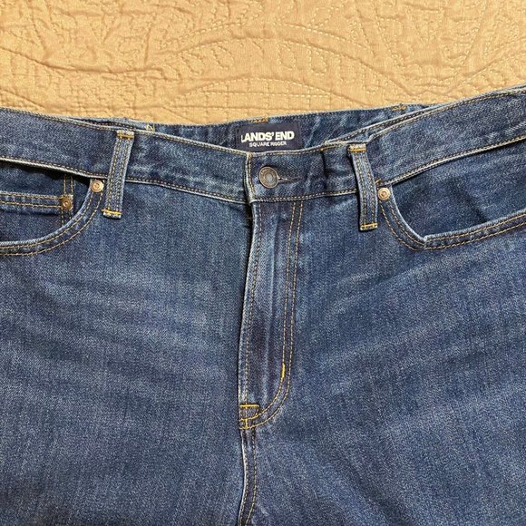 Land's End Square Rigger Traditional Fit Jeans 5/$25 - Picture 2 of 9